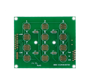 2層 ENIG PCB板，用于酒店數(shù)字鎖